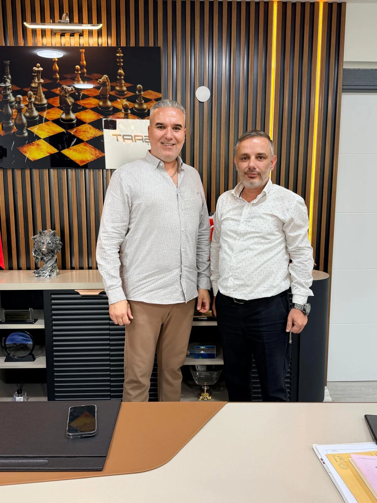 Cihan Can&rsquo;dan MASED Başkanı Tolga Kırbıyıkoğlu&rsquo;na Ziyaret
