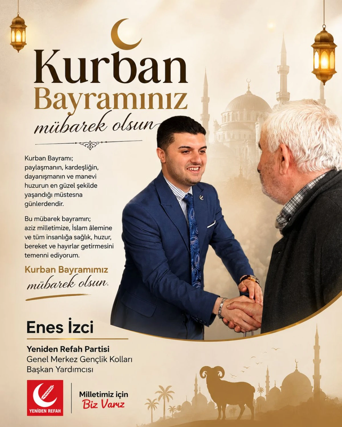 ENES İZCİ: &ldquo;BAYRAMLAR KARDEŞLİĞİ G&Uuml;&Ccedil;LENDİRİR&rdquo;