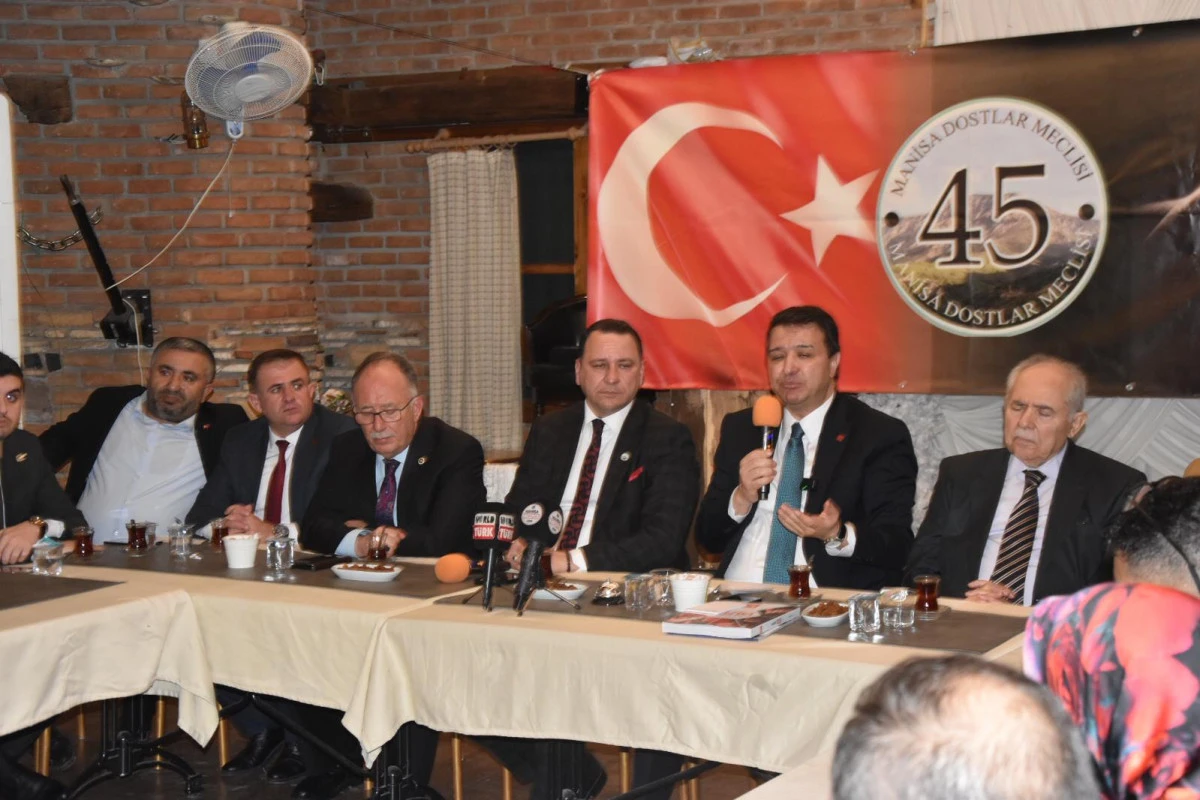 Manisa Dostlar Meclisi Saadet Partisi Genel Başkanı Mahmut Arıkan'ı Konuk Etti