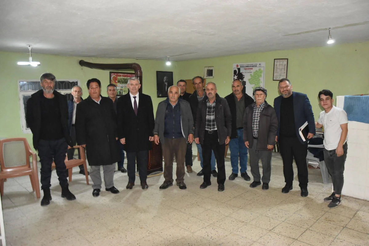 YUNUS EMRE ŞAHİN YUNTDAĞ 'DA KAHVECİ ESNAFINI ZİYARET ETTİ :