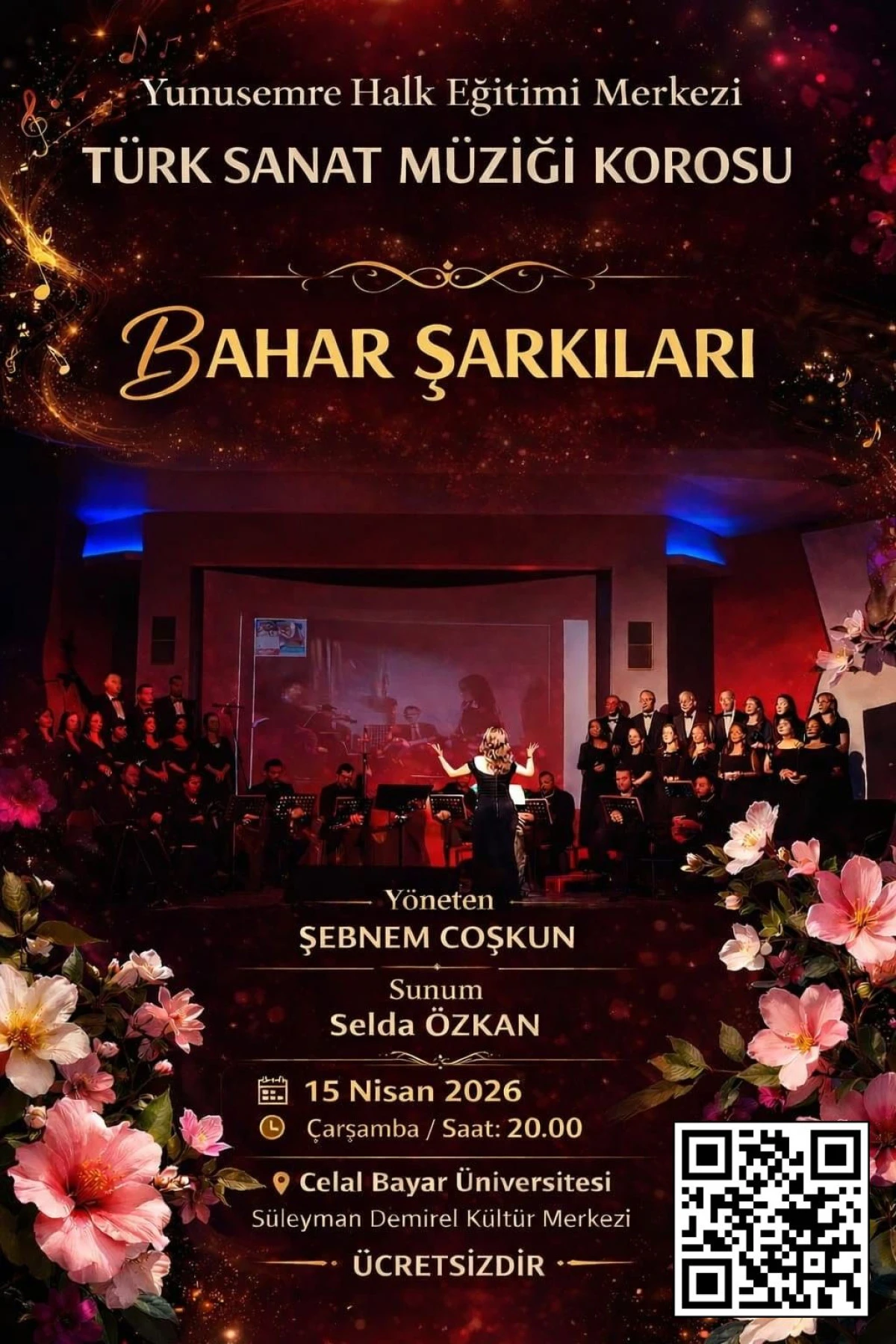 Yunusemre Halk Eğitimi Merkezi  &ldquo;Bahar Şarkıları&rdquo; Konseri D&uuml;zenleyecek 